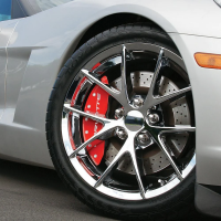 E25230 COVER SET-BRAKE CALIPER-CORVETTE ENGRAVED-20-26